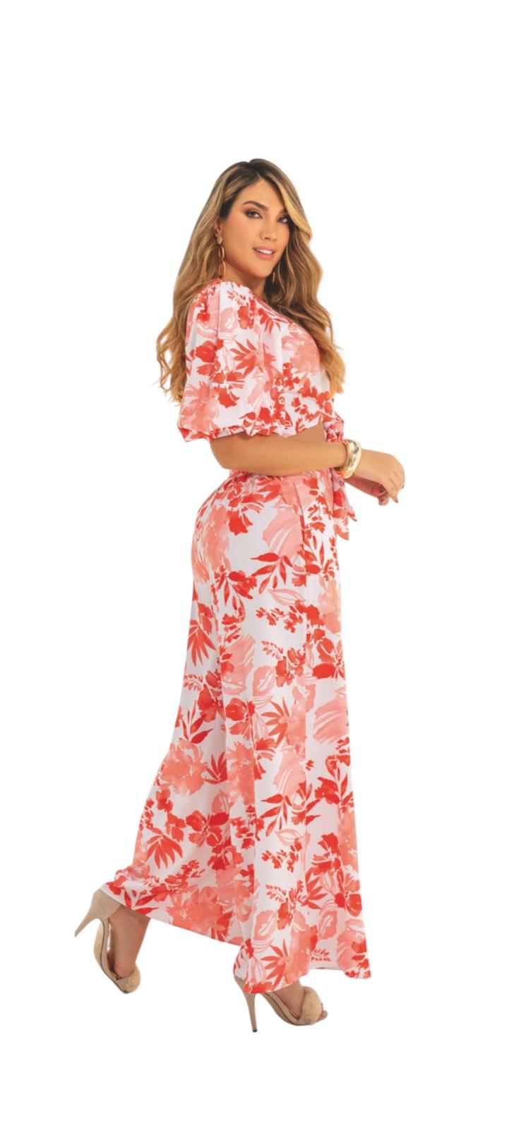 971 CONJUNTO DE BLUSA Y PANTALON COLOMBIANO BVIOLET