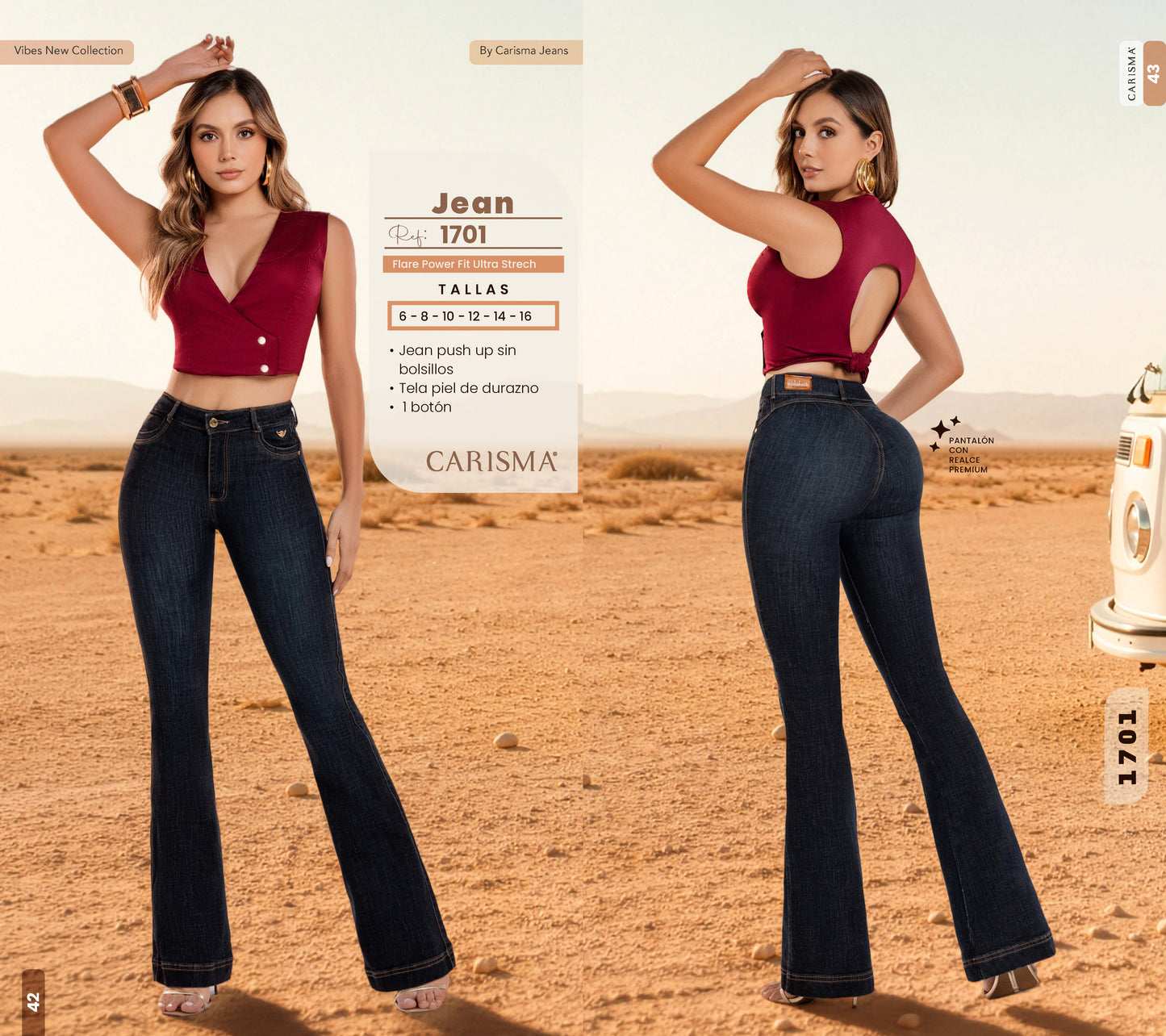 1701 JEANS COLOMBIANO CARISMA