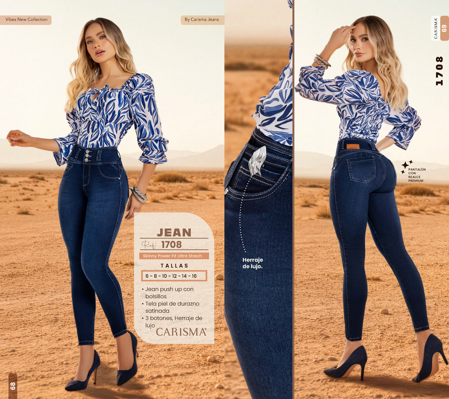 1708 JEANS COLOMBIANO CARISMA