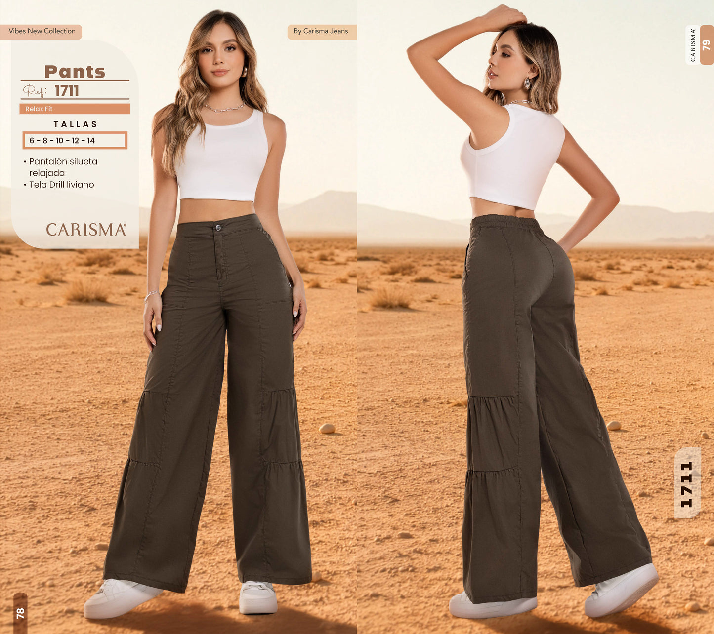 1711 JEANS COLOMBIANO CARISMA RELAX FIT