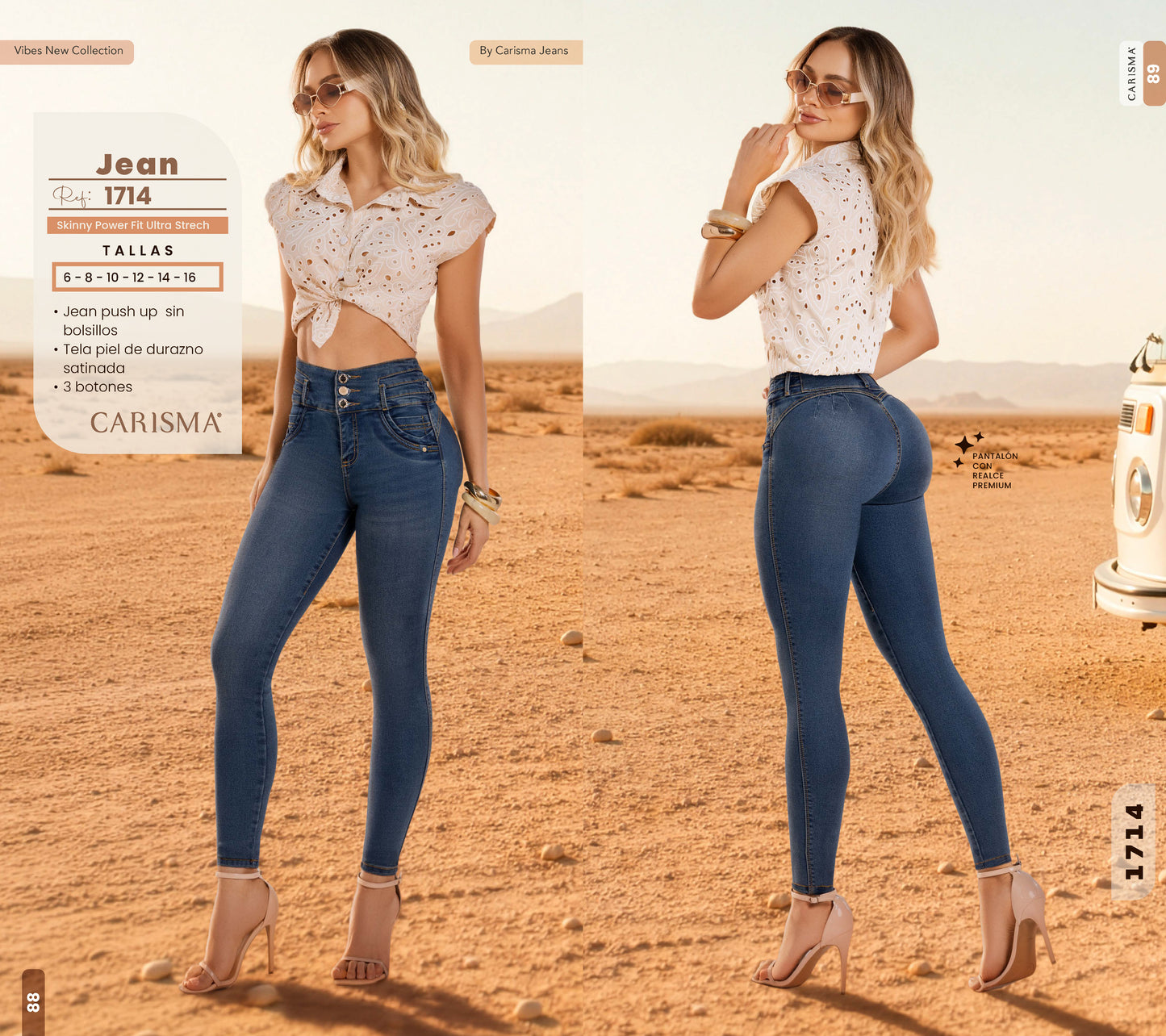 1714 JEANS COLOMBIANO CARISMA