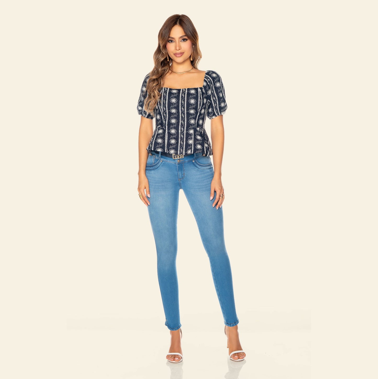 7036 JEANS COLOMBIANO DELUXE (CINTURON REVERSIBLE)
