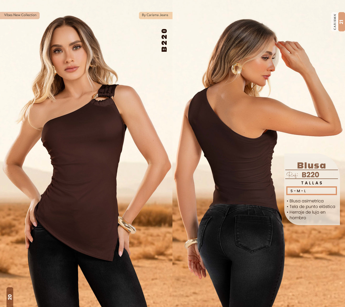 B220 BLUSA COLOMBIANA CARISMA