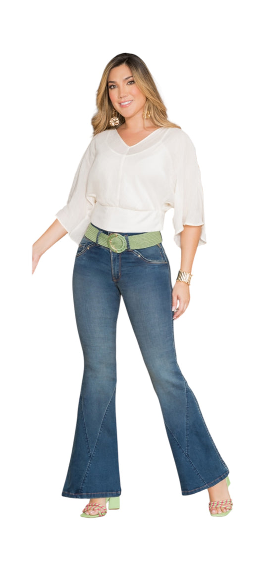 1821 JEANS COLOMBIANO BVIOLET TONO CLARO (ORDENAR UNA TALLA MÁS A LA QUE LE CORRESPONDA)