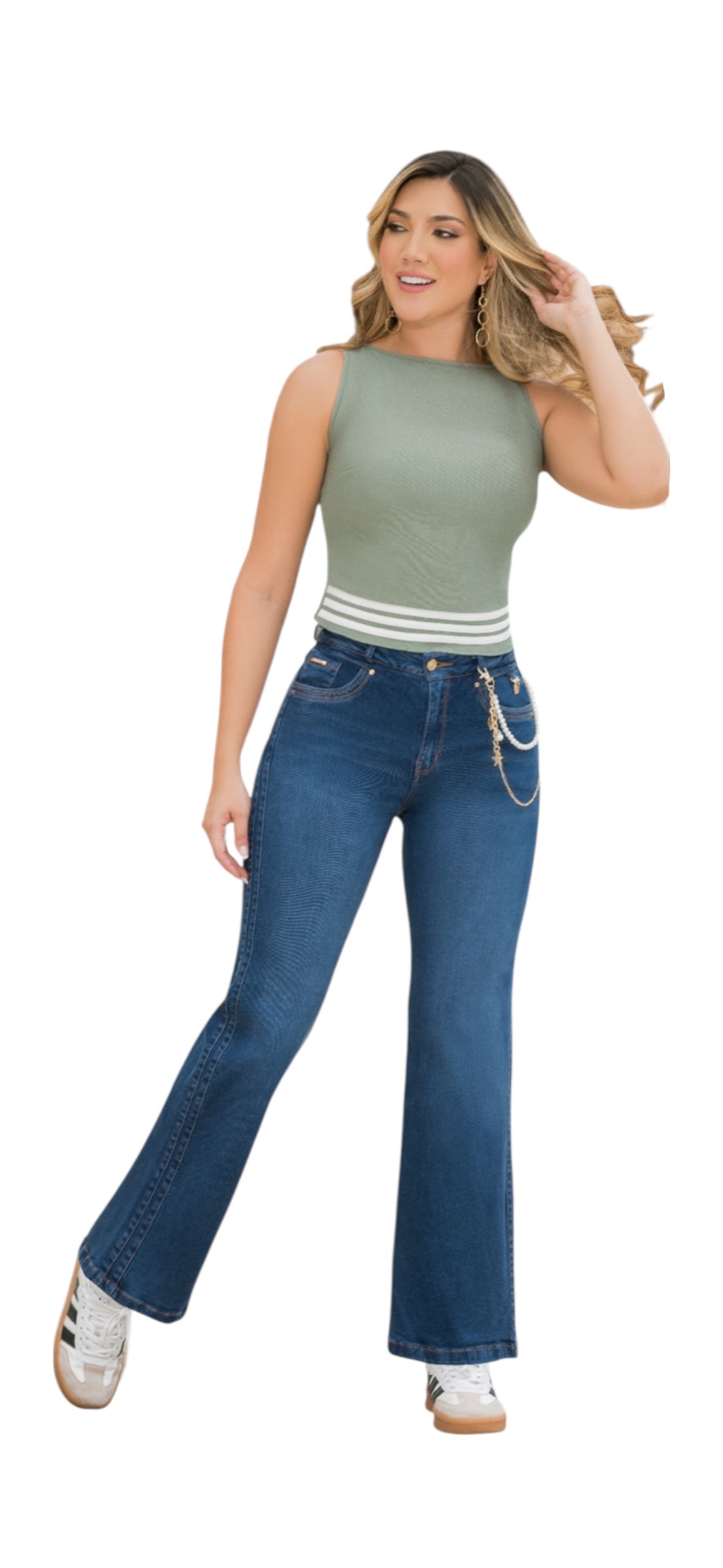 1879 JEANS COLOMBIANO PALAZZO