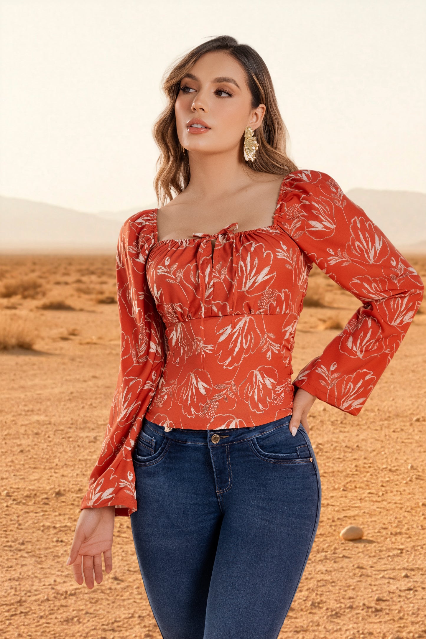 B221 BLUSA COLOMBIANA CARISMA