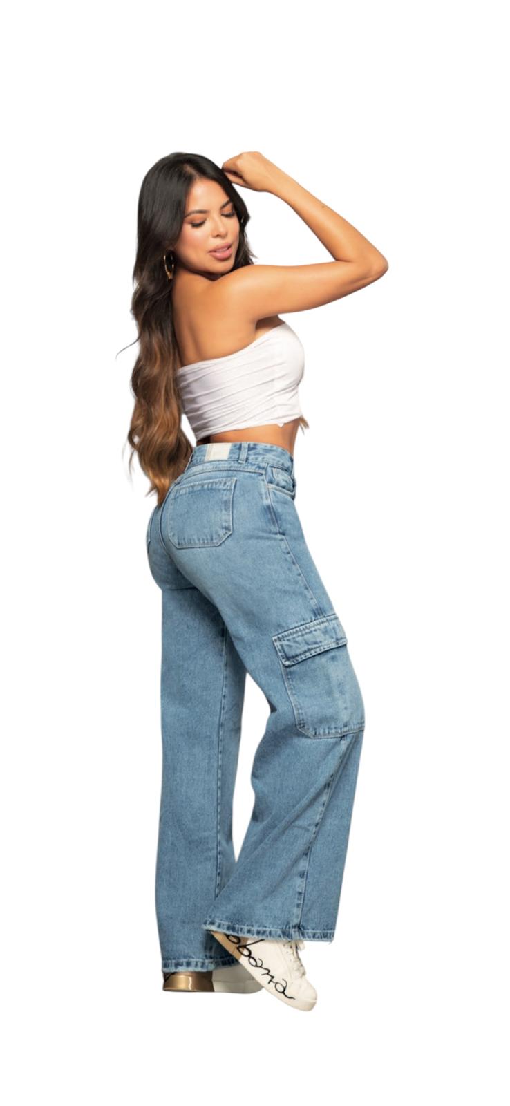 864 JEANS CARGO COLOMBIANO ANGIE