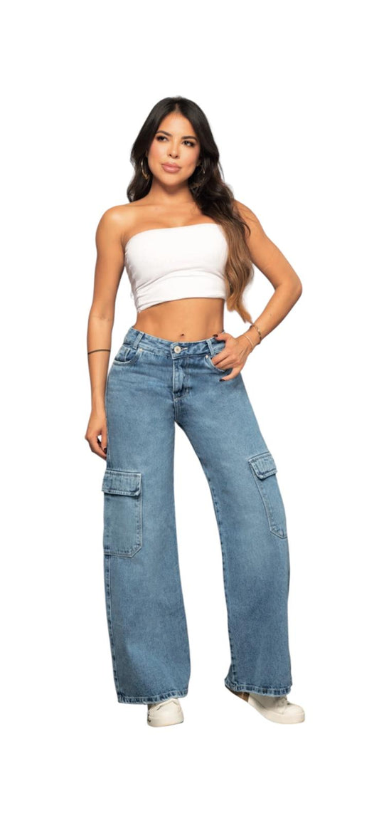 864 JEANS CARGO COLOMBIANO ANGIE