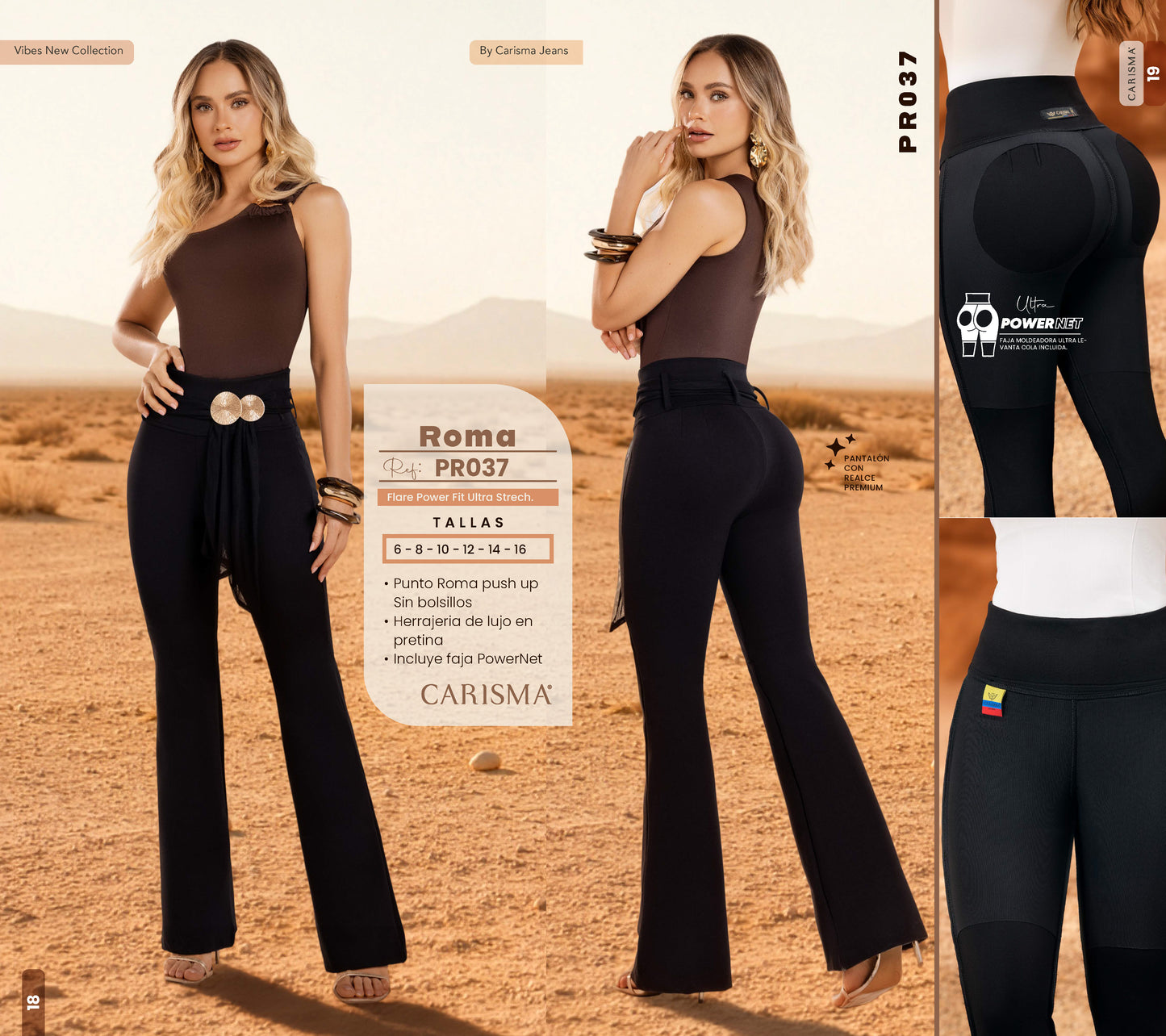 PR037 PANTALON ROMA COLOMBIANO CARISMA