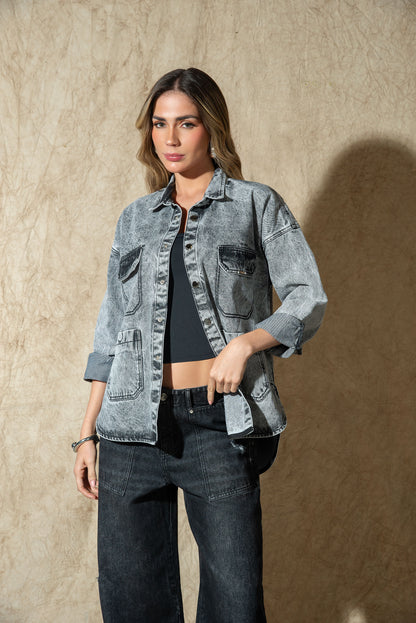 V07276 JEAN 1 BOTON DELUXE