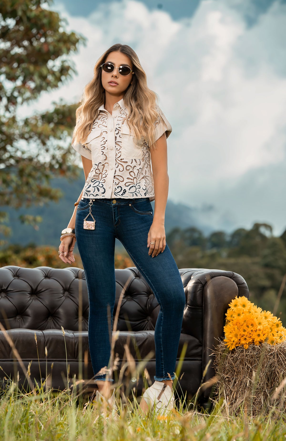 V07297 JEAN 3 BOTONES DELUXE