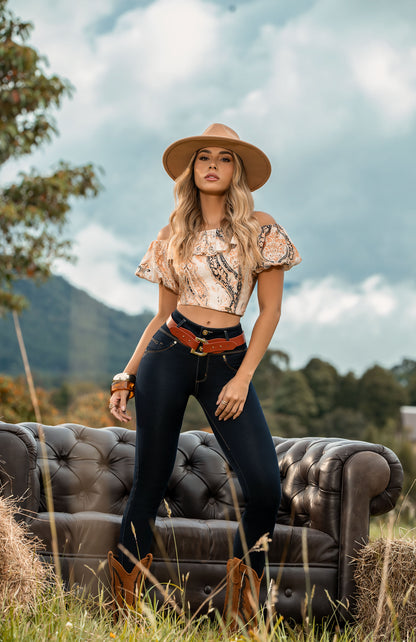 V07301 JEAN 3 BOTONES DELUXE