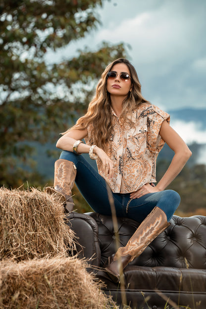 V07311 JEAN 3 BOTONES DELUXE