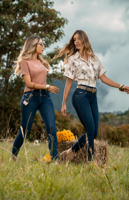 V07323 JEAN 3 BOTONES DELUXE
