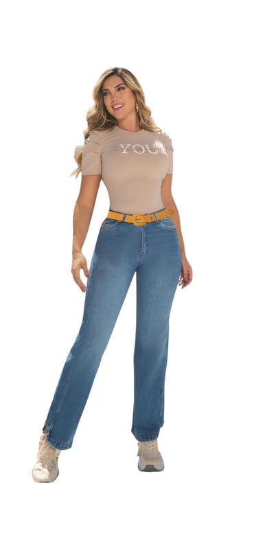 1853 JEANS PALAZZO COLOMBIANO BVIOLET