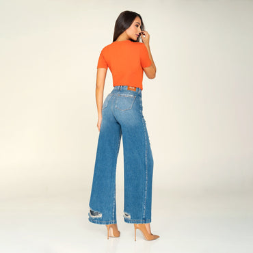 7048 JEANS COLOMBIANO DELUX (no es roto de la parte de atrás)