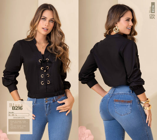 216 BLUSA COLOMBIANA CARISMA