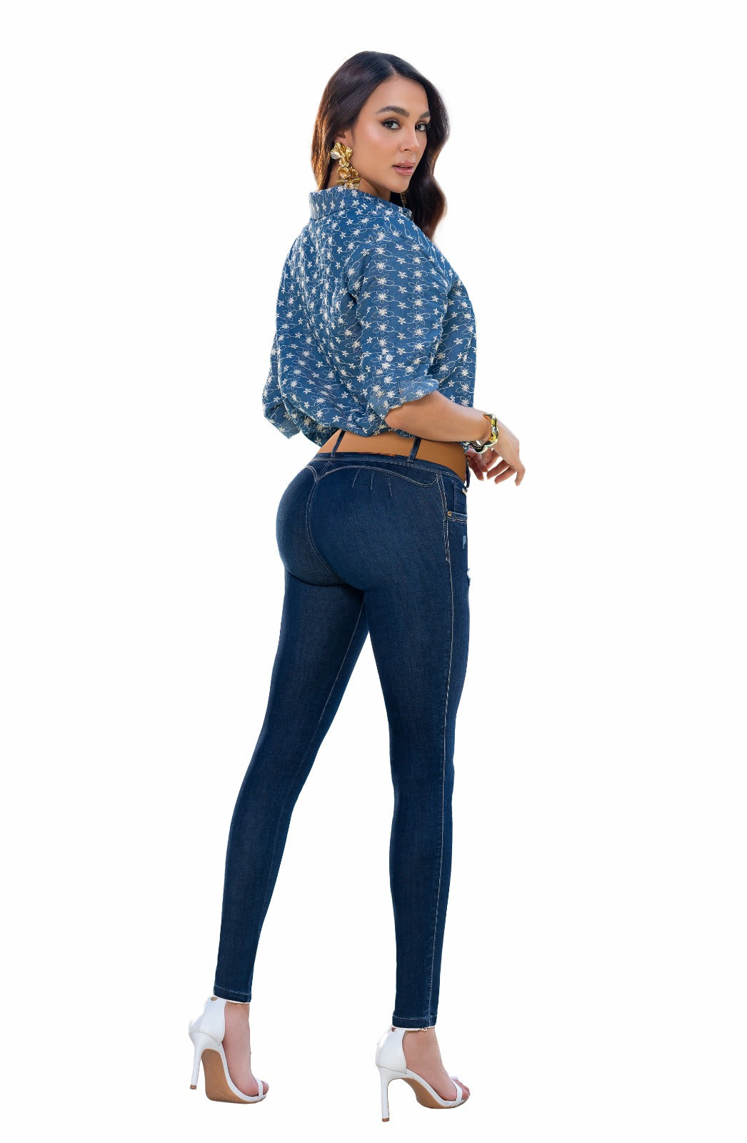 7118 JEANS COLOMBIANO DELUXE (INCLUYE CINTURÓN)