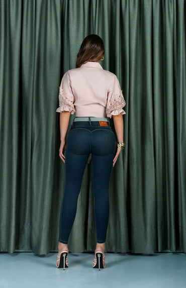 7195 JEANS COLOMBIANO DELUXE- AMOR INFINITO